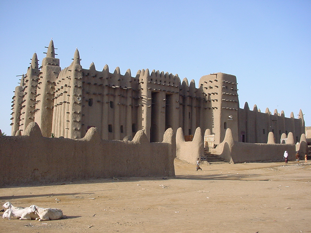 La Grande mosquée de Djenné, dans le centre du Mali