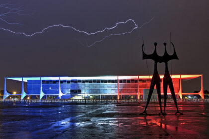 Façade du palais du Planalto, siège de la présidence brésilienne à Brasília