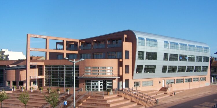 L'hôtel de ville de Trappes, dans les Yvelines