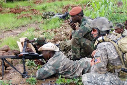 Soldats des Forces armées maliennes lors d'un exercice d'entraînement