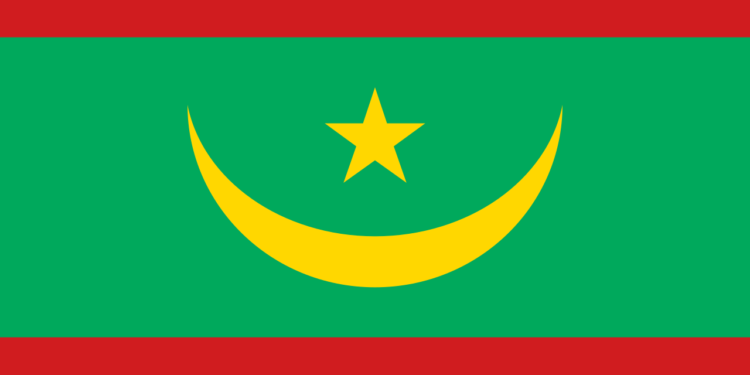 Drapeau de la République islamique de Mauritanie
