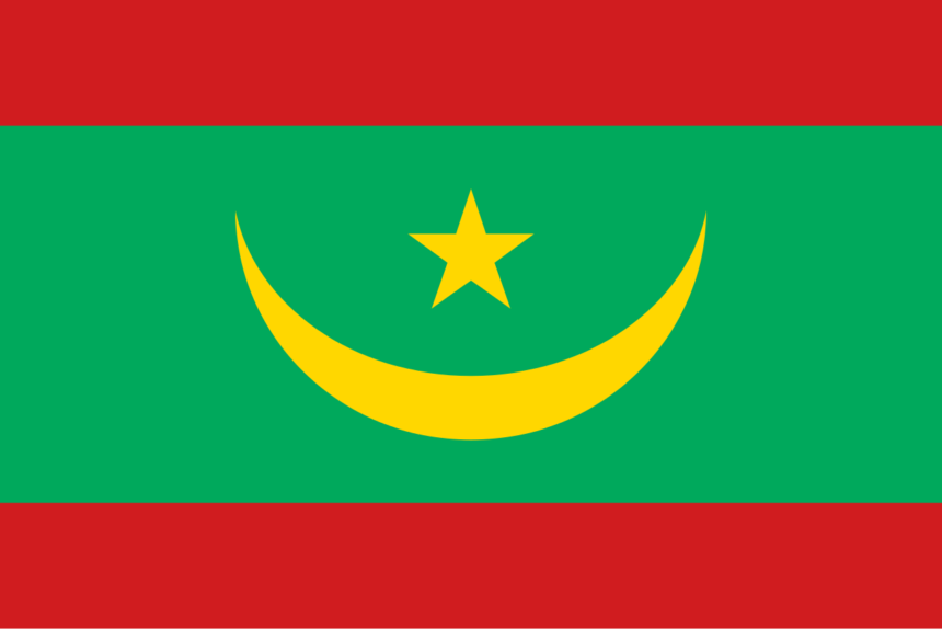Drapeau de la République islamique de Mauritanie