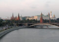 Vue du Kremlin de Moscou et de la Moskova