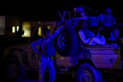 Soldats mauritaniens à Nouakchott lors de l'exercice Flintlock 2020