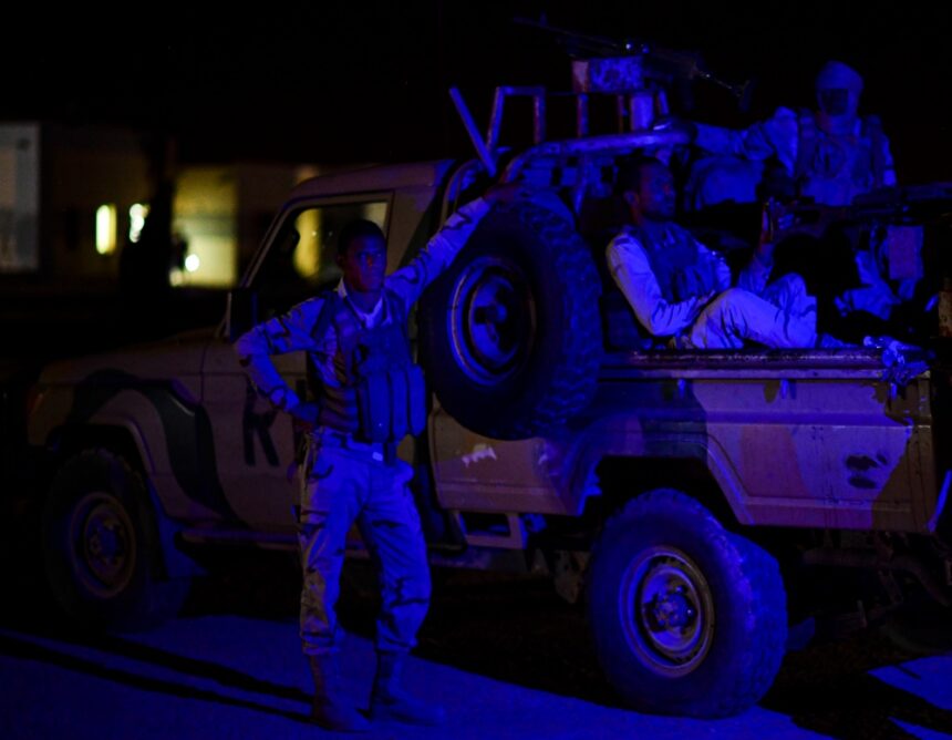 Soldats mauritaniens à Nouakchott lors de l'exercice Flintlock 2020